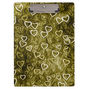 Falling Hearts - Yellow Clipboard