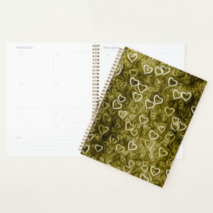 Falling Hearts - Yellow Planner