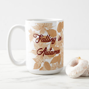 Falling in Autumn leaves Mug