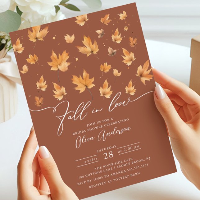 Falling in Love Bridal Shower Invitation (Creator Uploaded)