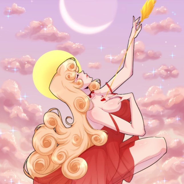 Falling In Love - Gold Foil Print (Creator Uploaded)