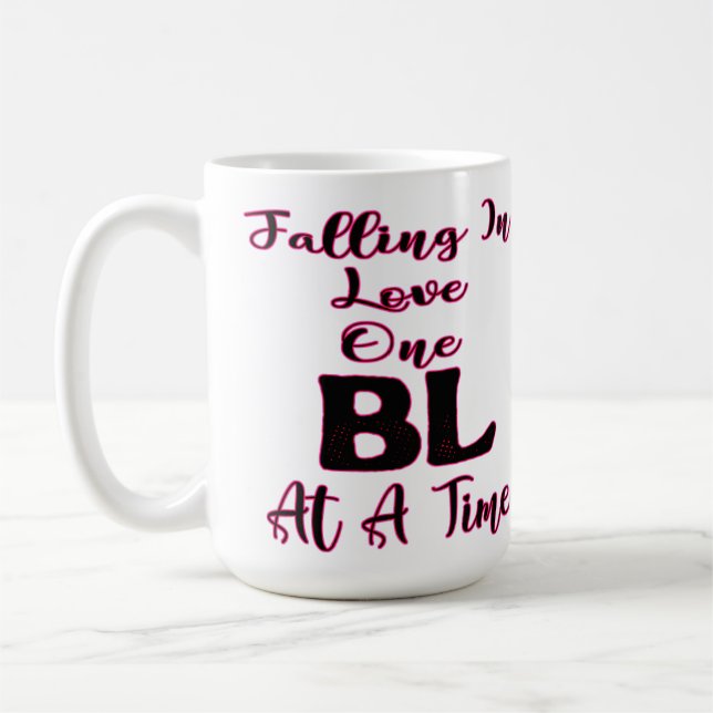 Falling In Love One BL At A Time Coffee Mug (Left)