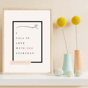 Falling in love poster