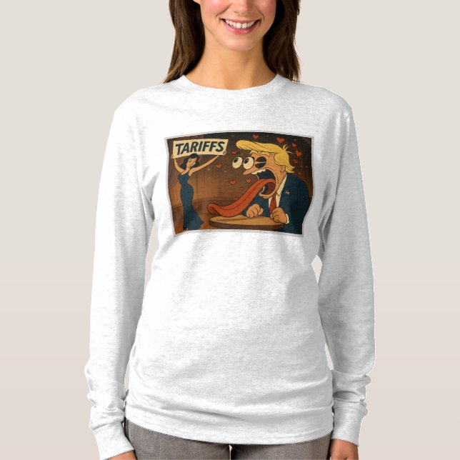 Falling in love with Tariffs T-Shirt (Front)