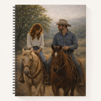 Falling in Stride | Western Horse Art | Notebook