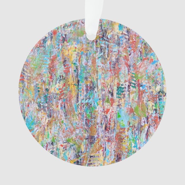 Falling Leaves Acrylic Ornament (Front)