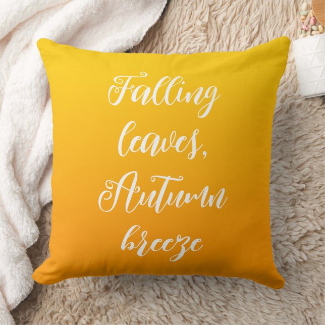 Falling Leaves Autumn Breeze Cushion (Blanket)