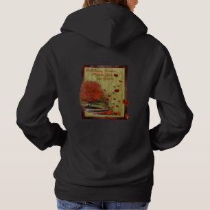 Falling Leaves Autumn Landscape Hoodie