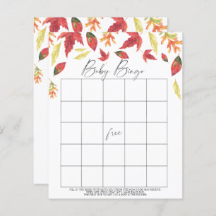 Falling leaves - Baby Bingo game