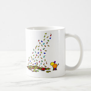 falling leaves coffee mug