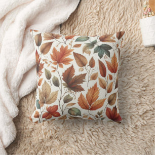 Falling leaves cushion