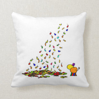 falling leaves cushion