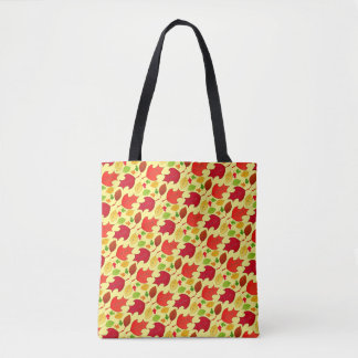 Falling Leaves Drawstring Backpack Tote Bag