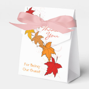 Falling Leaves Favour Box