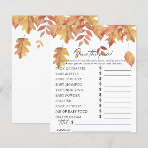 Falling leaves - Guess the price Game