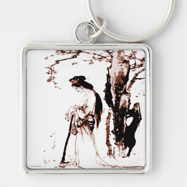 Falling Leaves Keychain (Front)