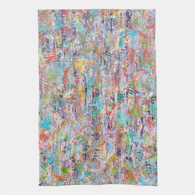 Falling Leaves Kitchen Towel (Vertical)