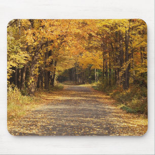 Falling Leaves Mouse Pad