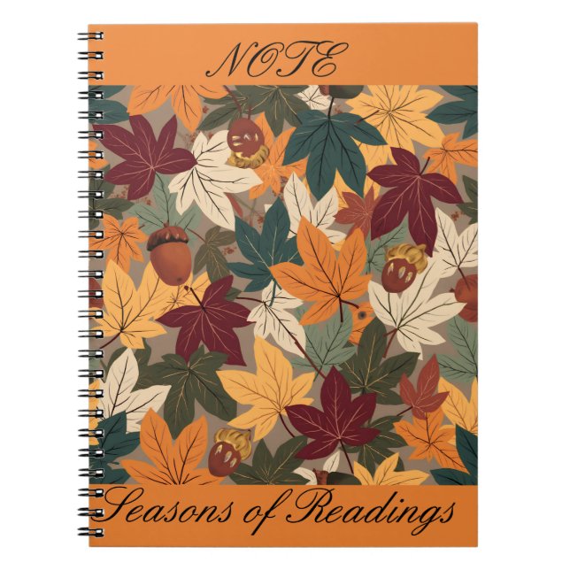 "Falling Leaves” Notebook (Front)
