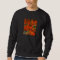 Falling Leaves on Black Sweatshirt
