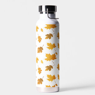 Falling Leaves Peaceful Autumn Water Bottle