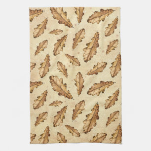 Falling Leaves Tea Towel