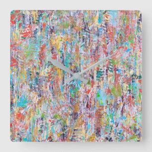 Falling Leaves Wall Clock