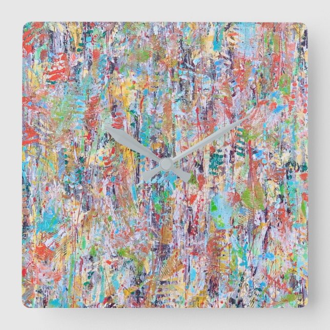 Falling Leaves Wall Clock (Front)