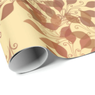 Falling Leaves Wrapping Paper