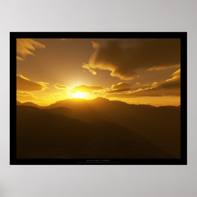 Falling light poster (Front)