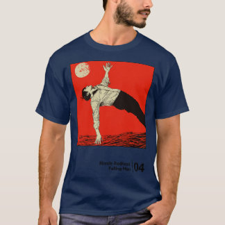 Falling Man Minimalist Graphic Artwork Design T-Shirt