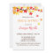Falling Maple Leaves Autumn Invitation White