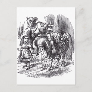 Falling Off Postcard