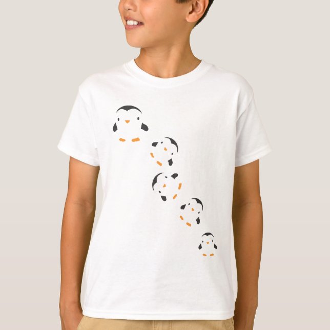 Falling Penguins T-Shirt (Front)