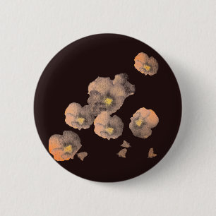 Falling Petals 6 Cm Round Badge