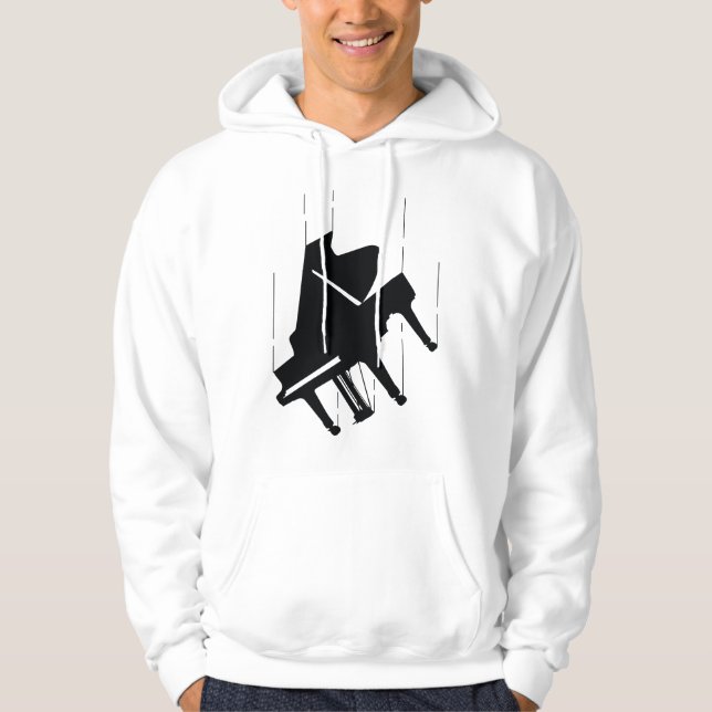 Falling Piano Hoodie (Front)