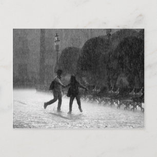 Falling Rain Postcard