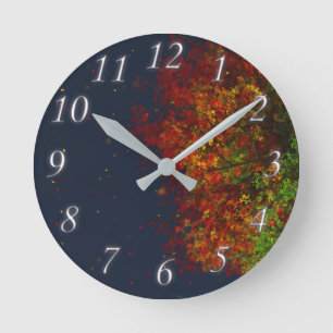 Falling Rainbow Clock