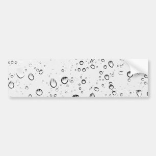 Falling Raindrops Bumper Sticker