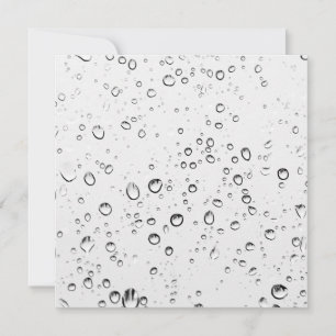 Falling Raindrops Card