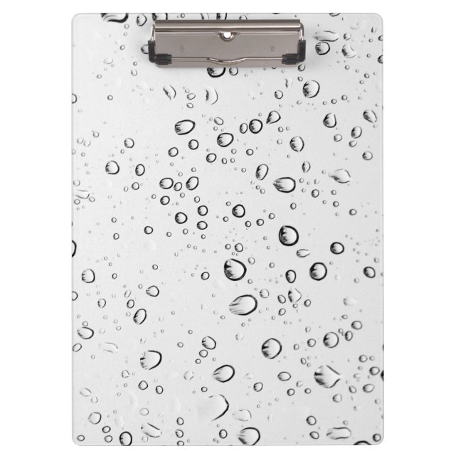 Falling Raindrops Clipboard (Front)