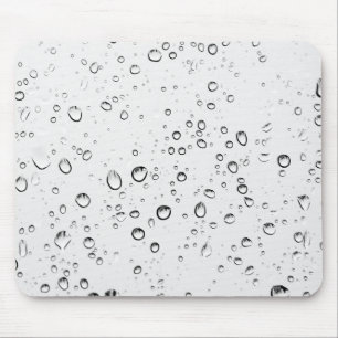 Falling Raindrops Mouse Pad