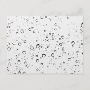 Falling Raindrops Postcard
