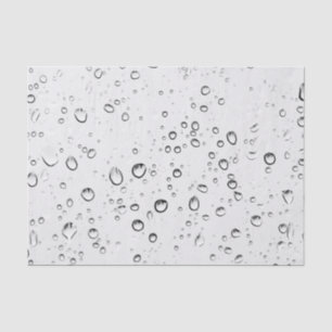 Falling Raindrops Tissue Paper
