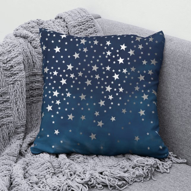 Falling Silver Stars Celestial Cushion (Creator Uploaded)