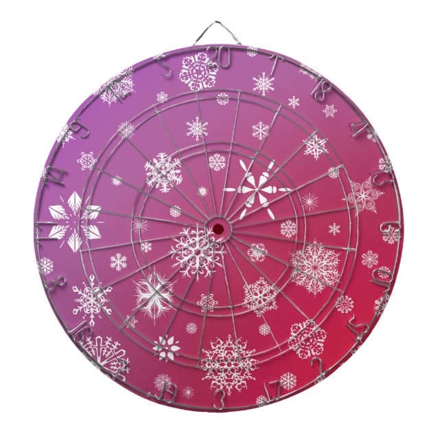 Falling snow dartboard (Front)