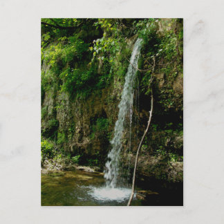 Falling Spring Waterfall Postcard