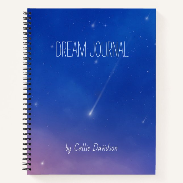 Falling Star Dream Journal (Front)