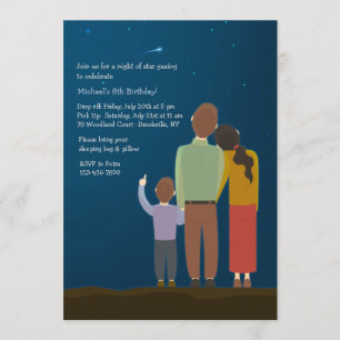 Falling Star Invitation