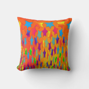 Falling Stars Square Throw Pillow
